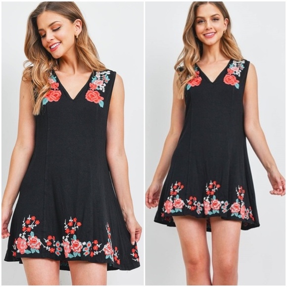 anthemoessa Dresses & Skirts - LIBBY | BOHO FLORAL MINI DRESS
